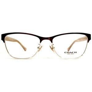 Coach Eyeglasses Frames HC 5067 9234 Brown Pink Cat Eye Full Rim 53-17-135